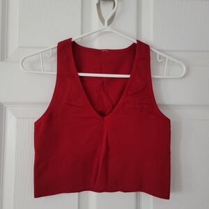 Athleta V Neck Cropped Tank
